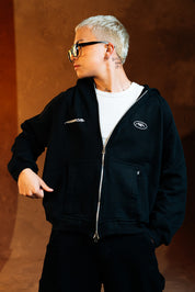 Zip Hoodie Negro | Comfy & Cool