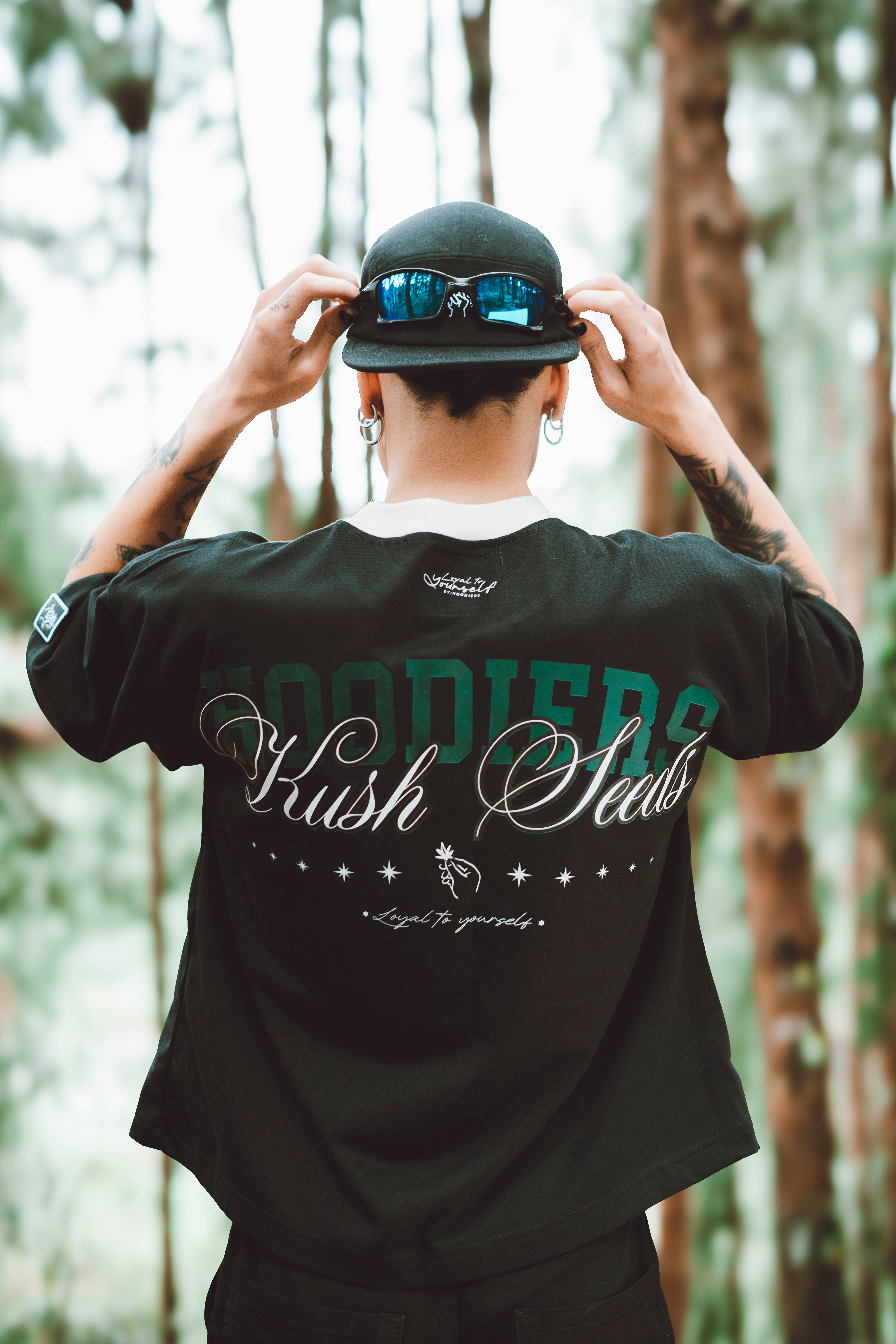 Camiseta Boxy Negra | KUSH