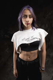 Boxeadora corta Blanca | HOODIERS CLUB