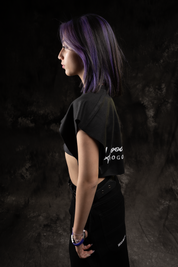 Boxeadora corta Negra | HOODIERS CLUB