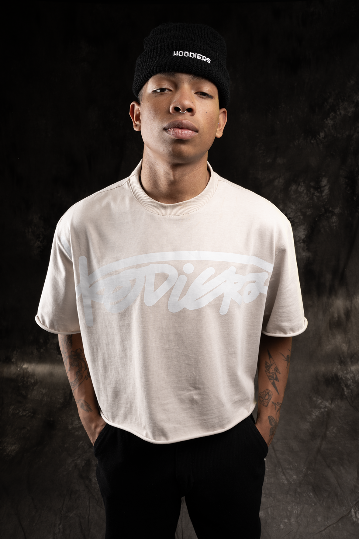 Camiseta Oversize Crema | BURNING