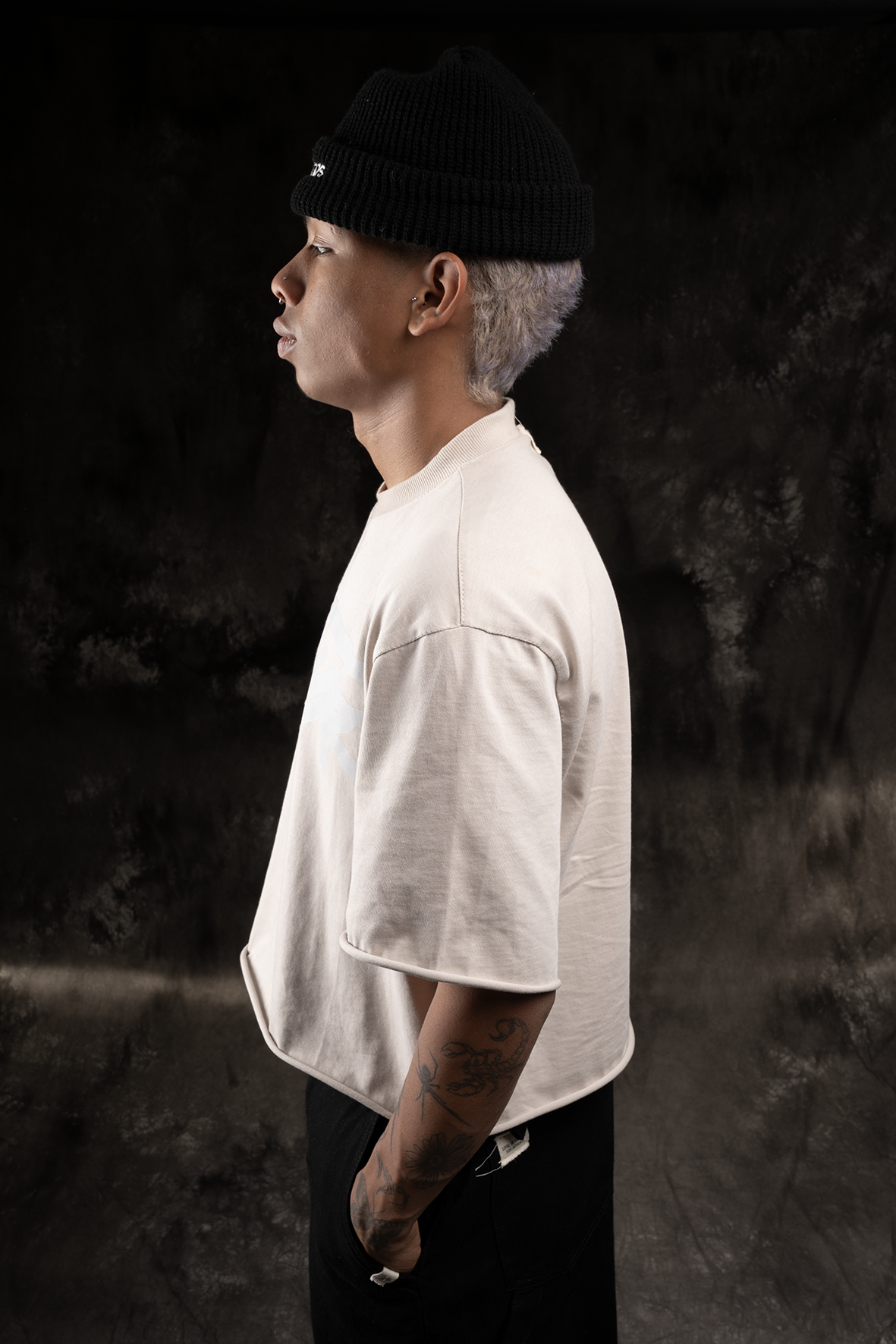 Camiseta Oversize Crema | BURNING