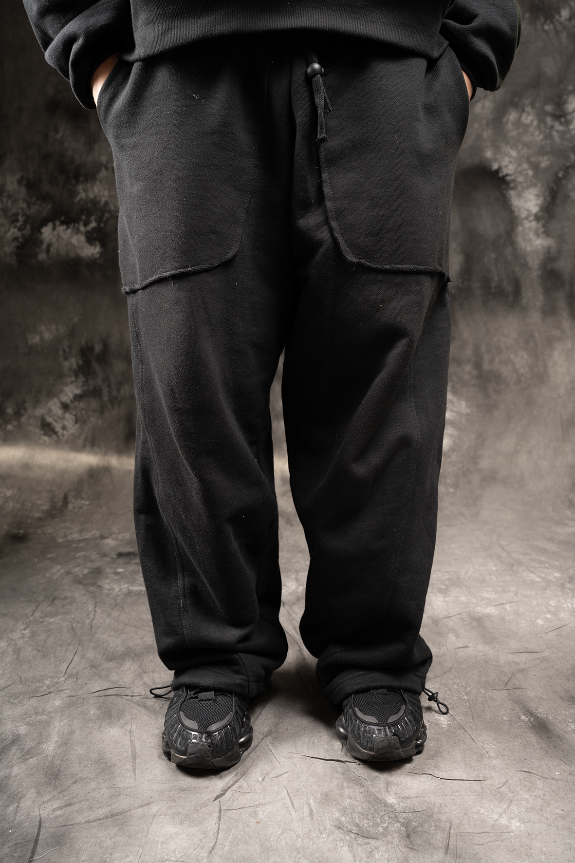 Jogger oversize Negro | BURNING