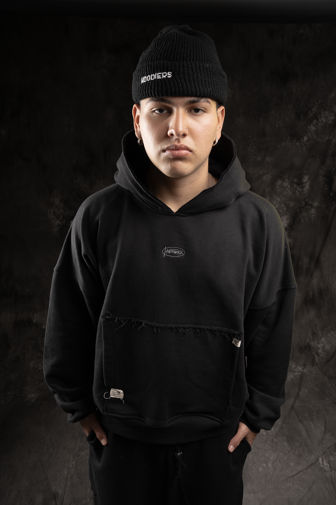 Capotero oversize Negro | BURNING