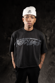 Camiseta Oversize Negro | BURNING