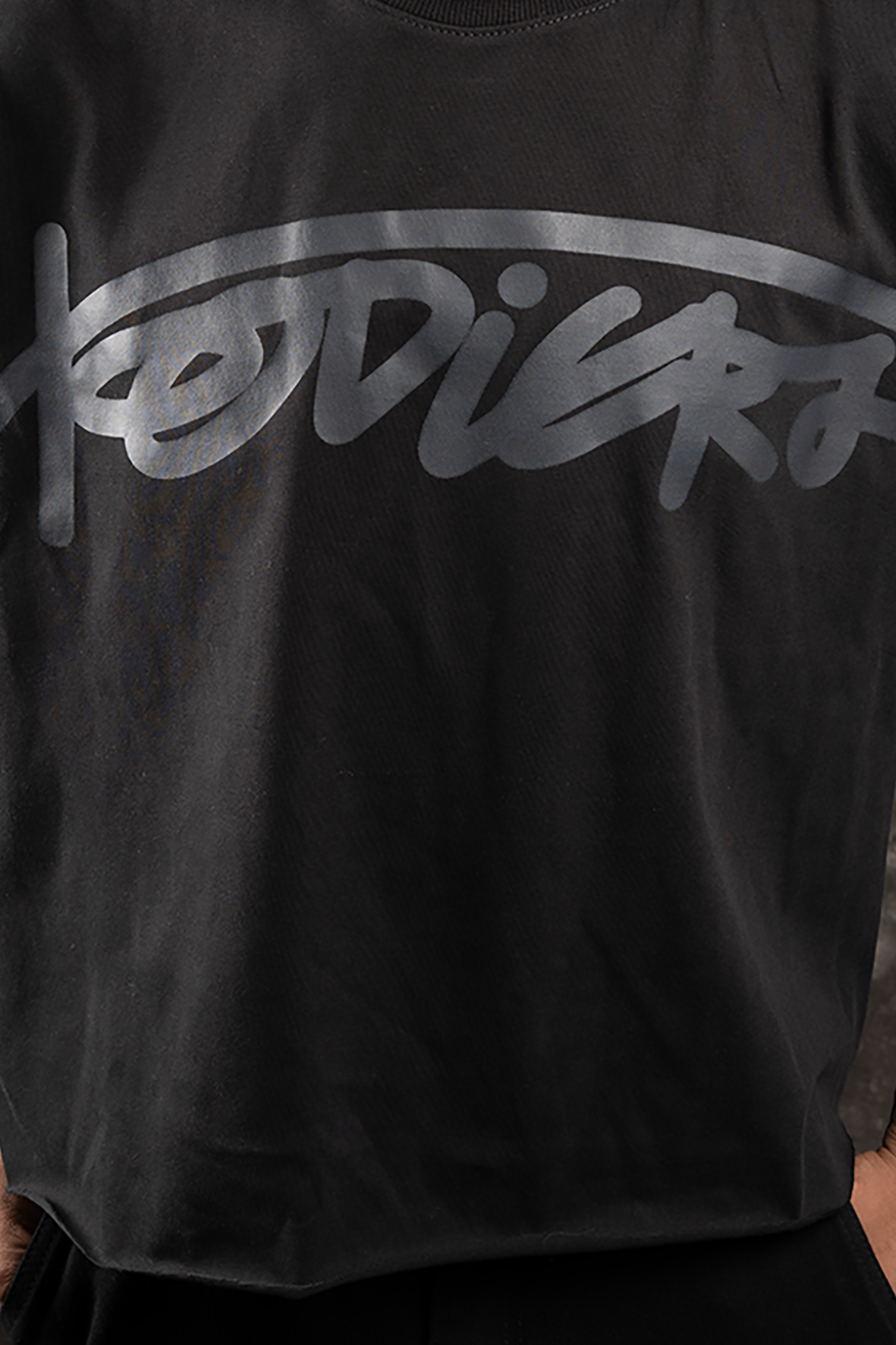 Camiseta Oversize Negro | BURNING