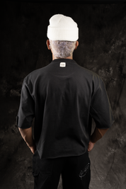 Camiseta Oversize Negro | BURNING