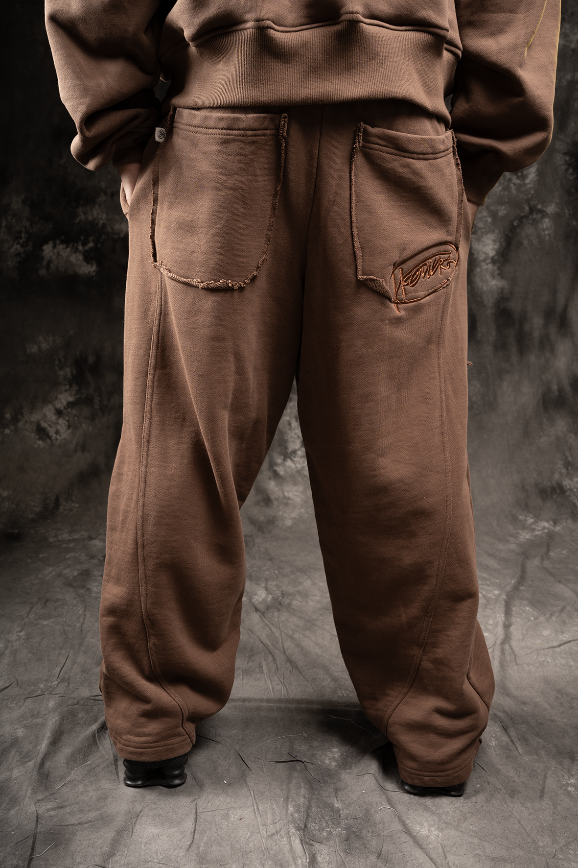 Jogger oversize Cafe | BURNING