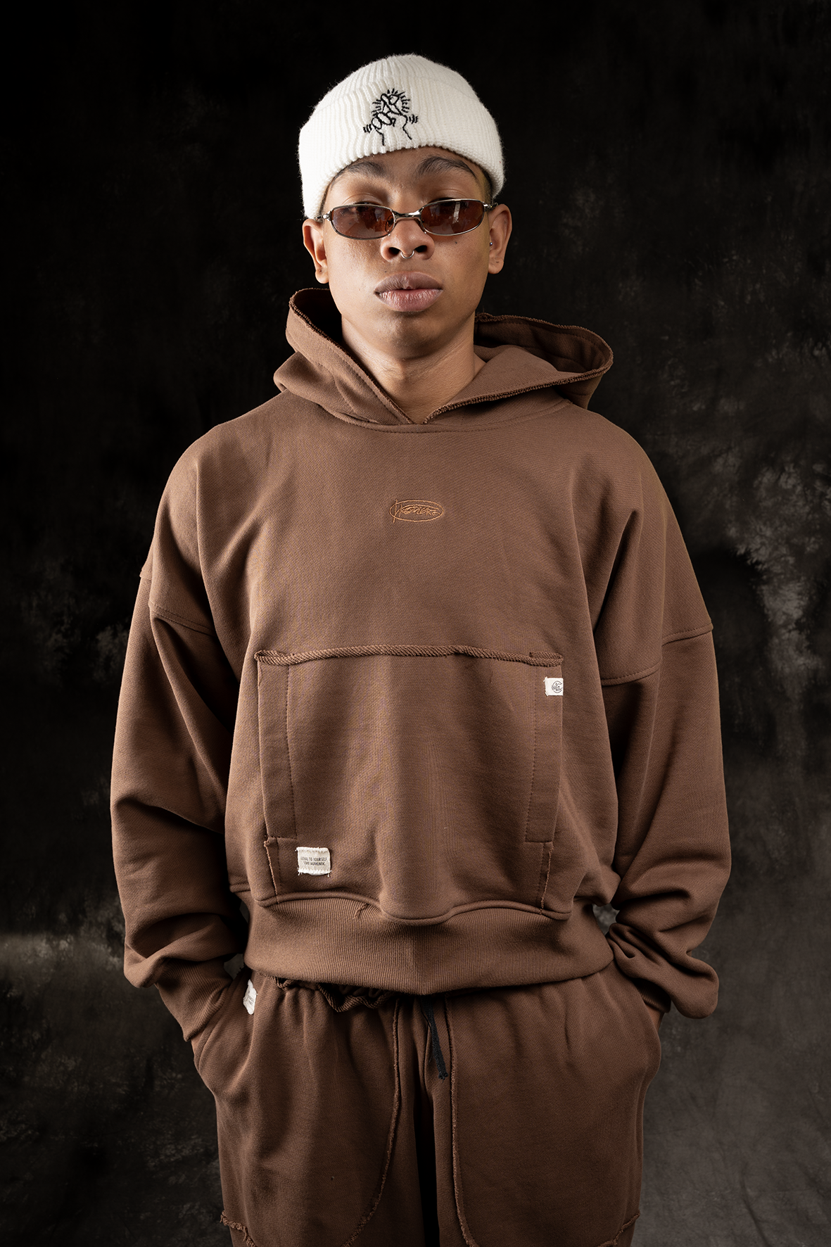 Capotero oversize Cafe | BURNING