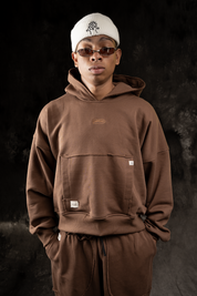 Capotero oversize Cafe | BURNING