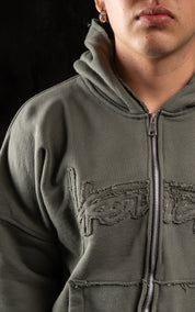 Ziper Slide oversize Verde Militar | BURNING