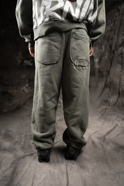 Jogger oversize Verde Militar | BURNING