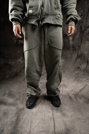 Jogger oversize Verde Militar | BURNING