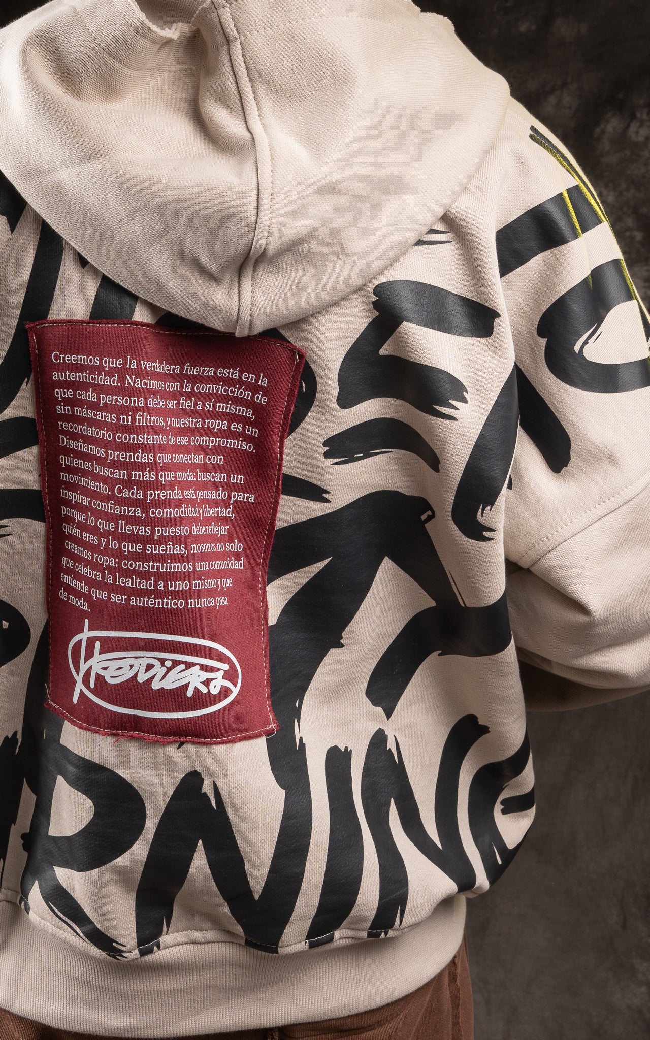 Ziper Slide oversize Crema | BURNING