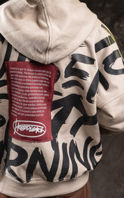 Ziper Slide oversize Crema | BURNING