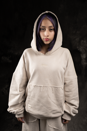 Capotero oversize Crema | BURNING