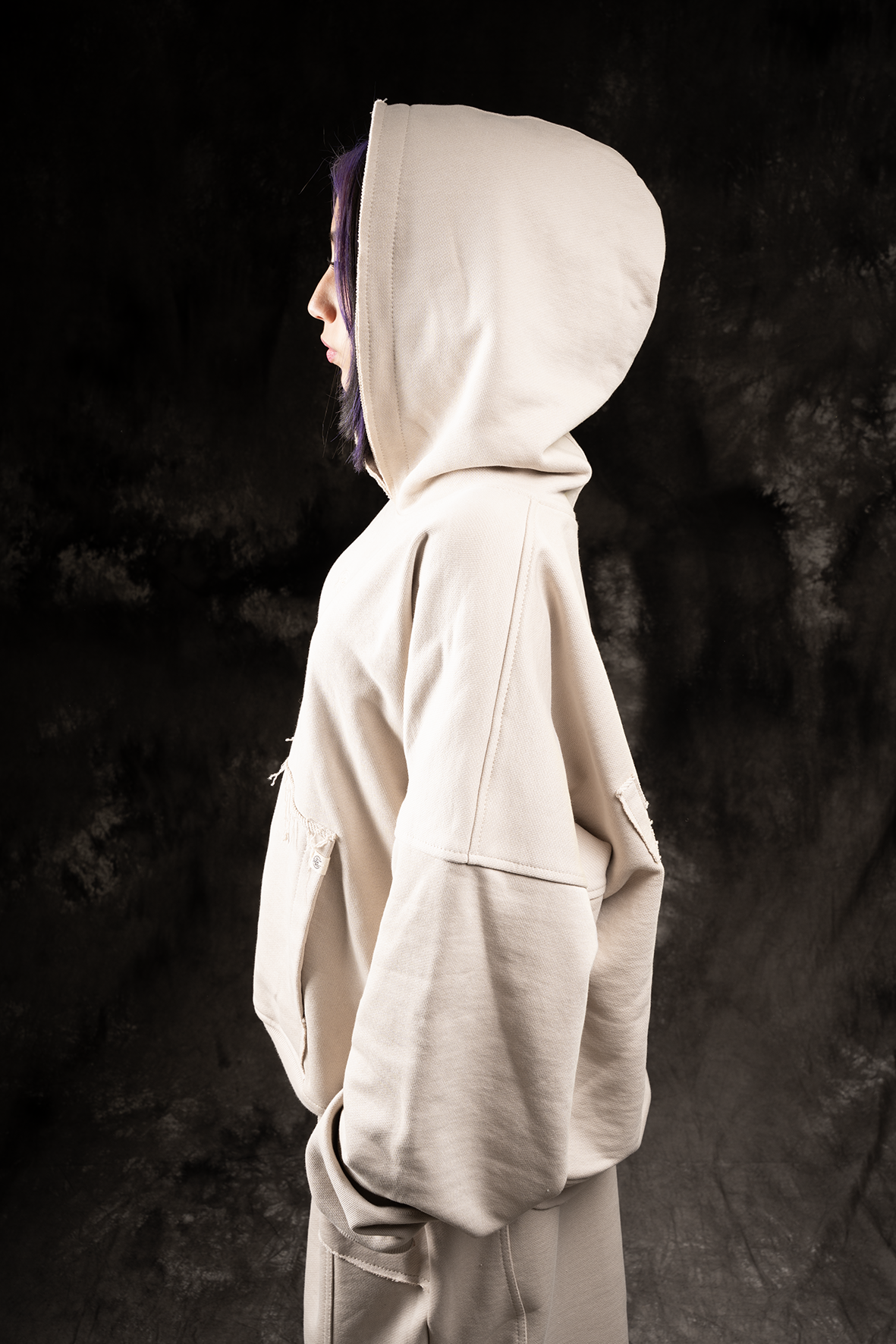 Capotero oversize Crema | BURNING