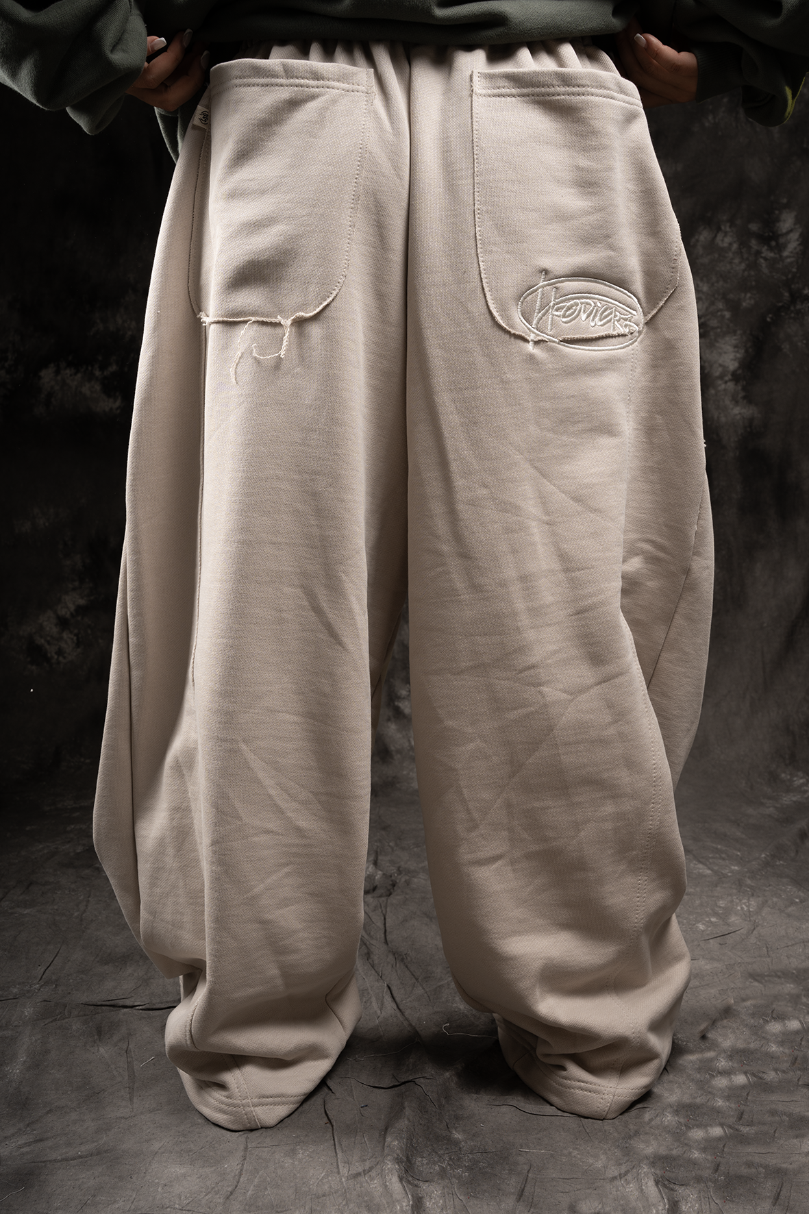 Jogger oversize Crema | BURNING