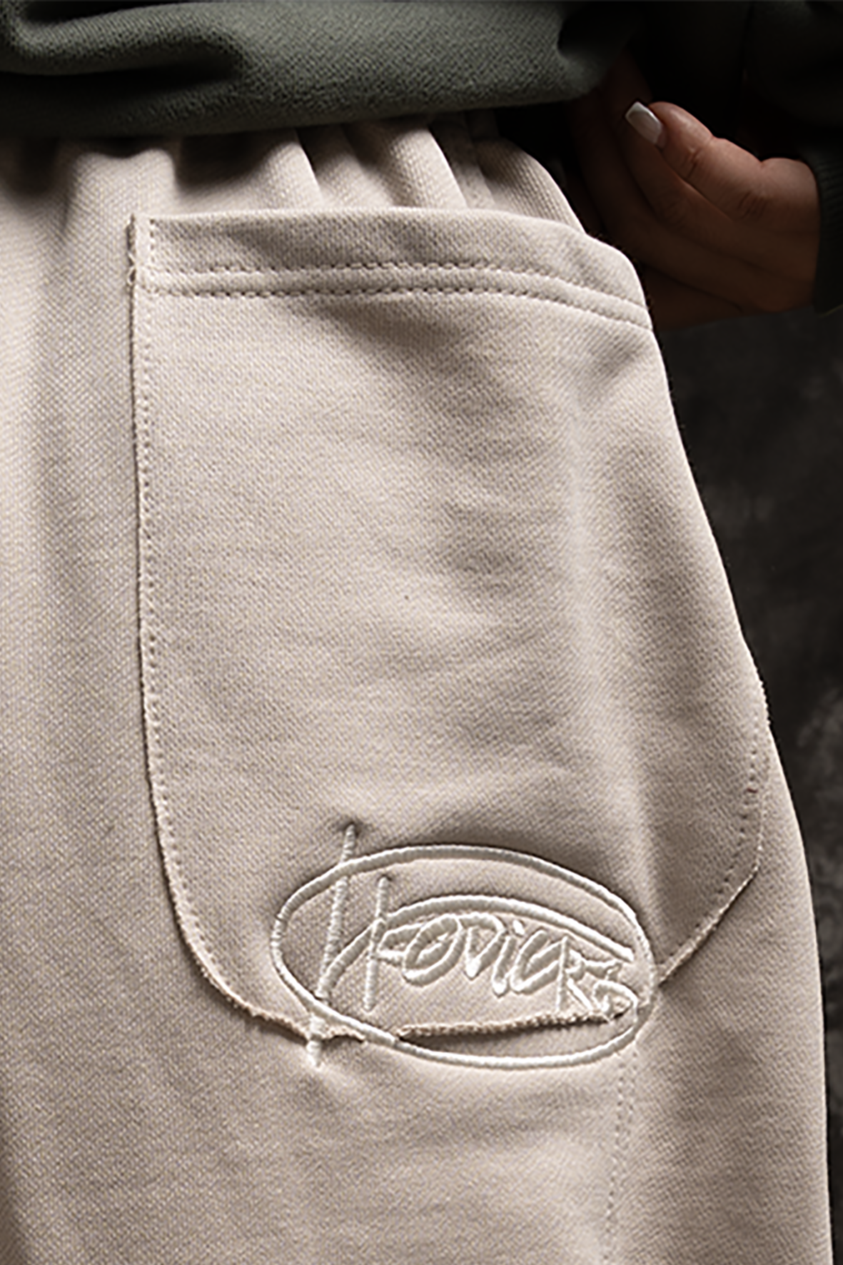 Jogger oversize Crema | BURNING