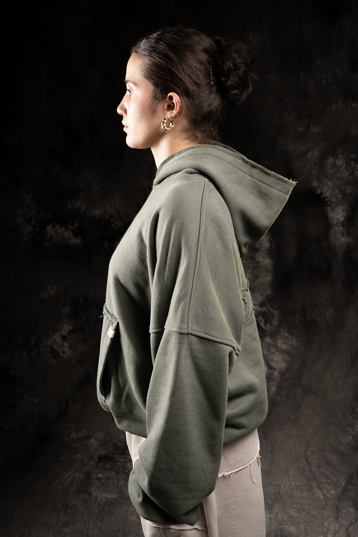 Capotero oversize Verde Militar | BURNING