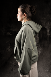 Capotero oversize Verde Militar | BURNING