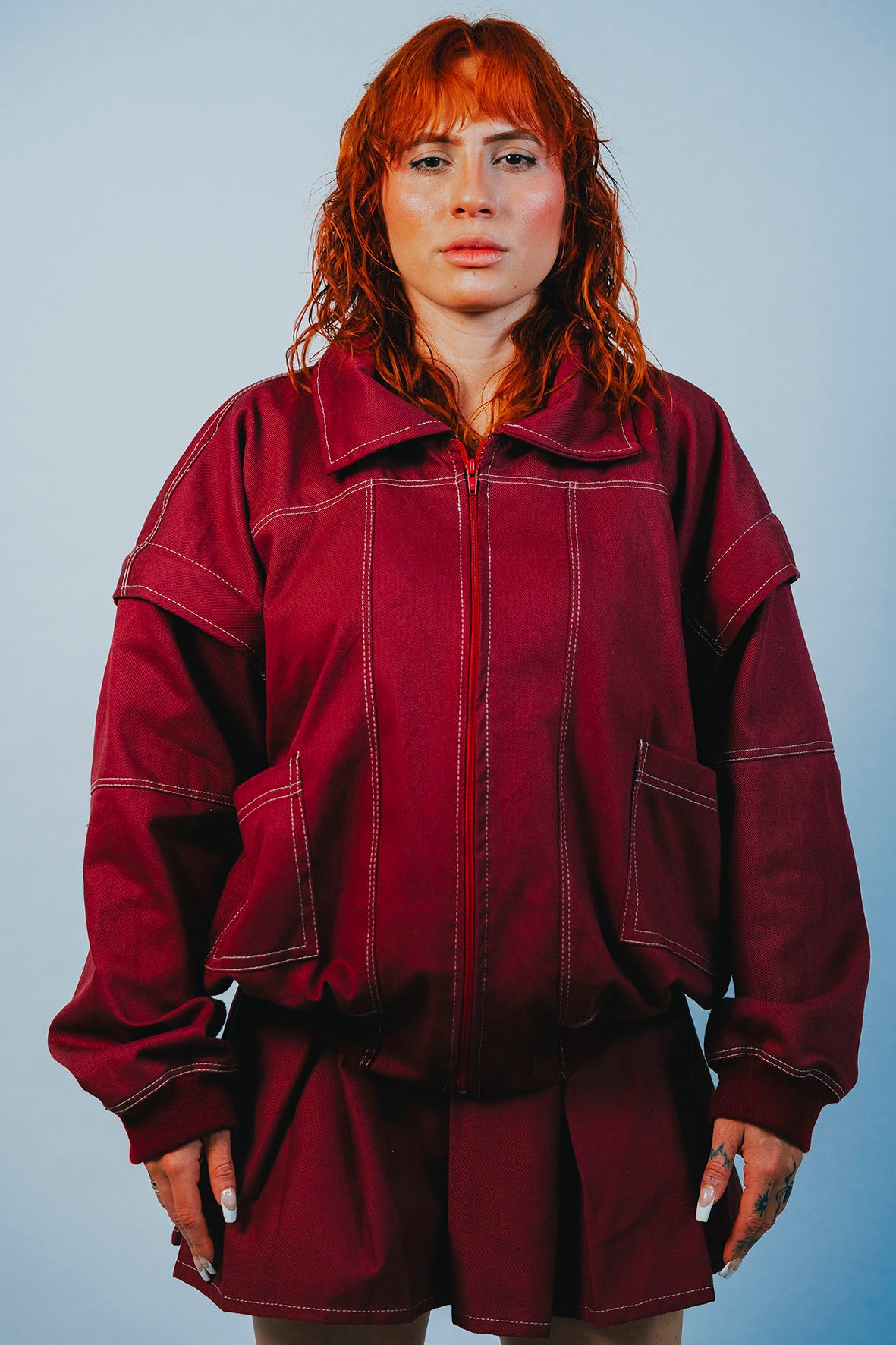 Chaqueta Convertible Cherry | HOODIERS FEMME