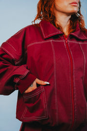 Chaqueta Convertible Cherry | HOODIERS FEMME