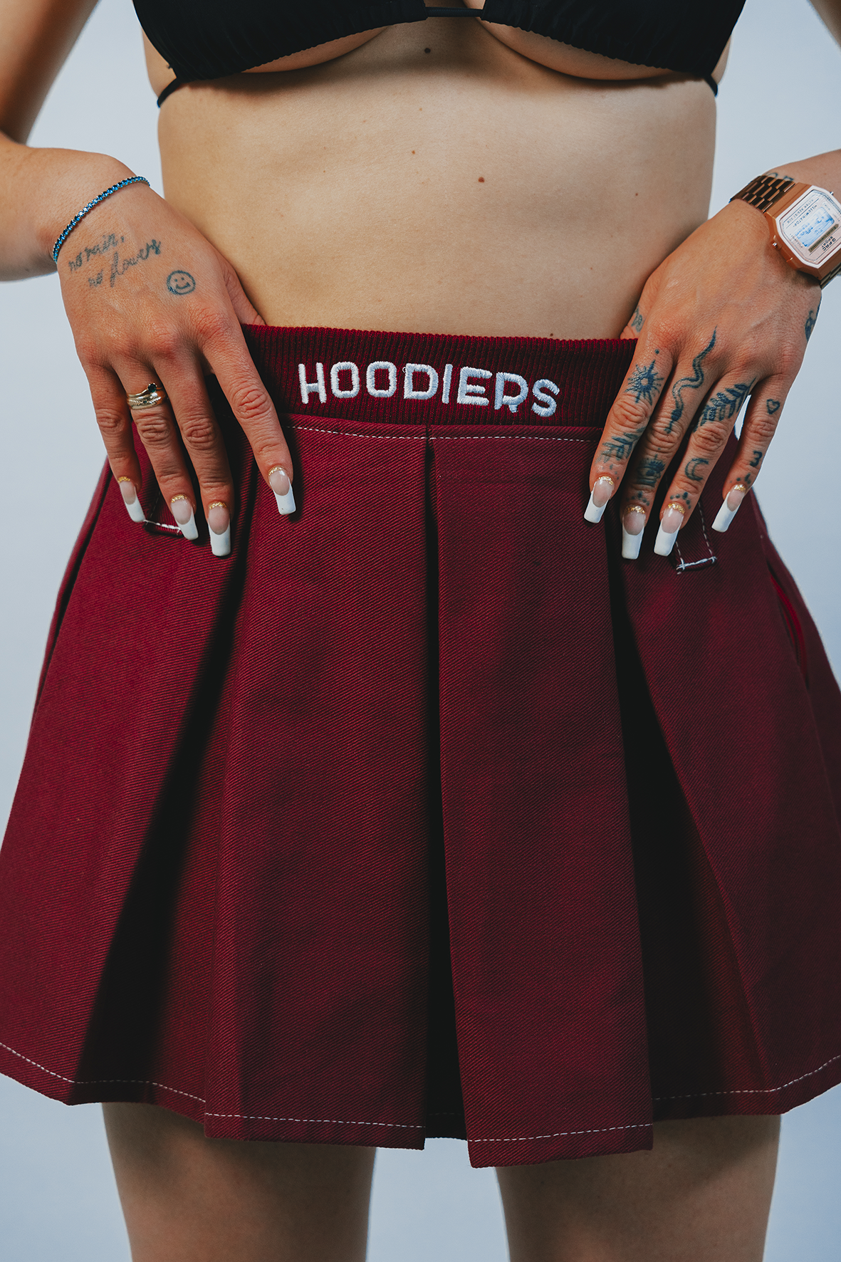 Falda Vinotinto | HOODIERS FEMME